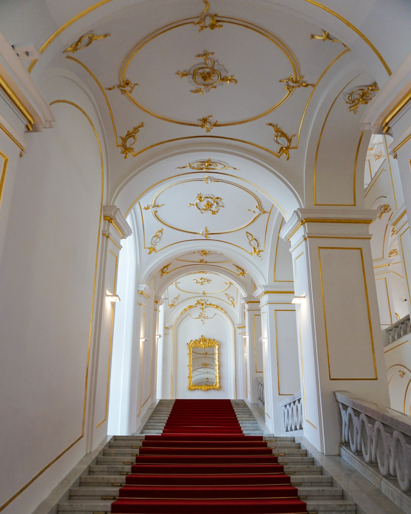 L'interno del Castello di Bratislava