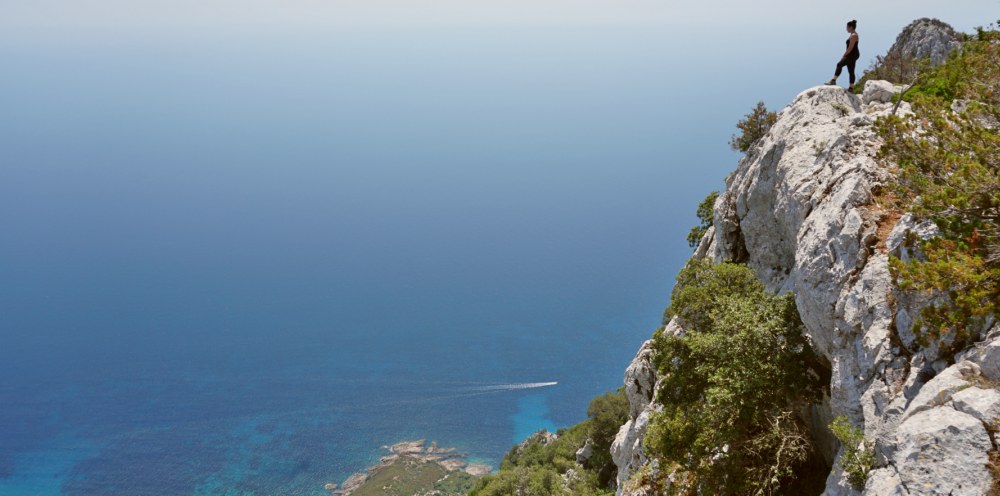La vista da Punta Giradili (verso nord)